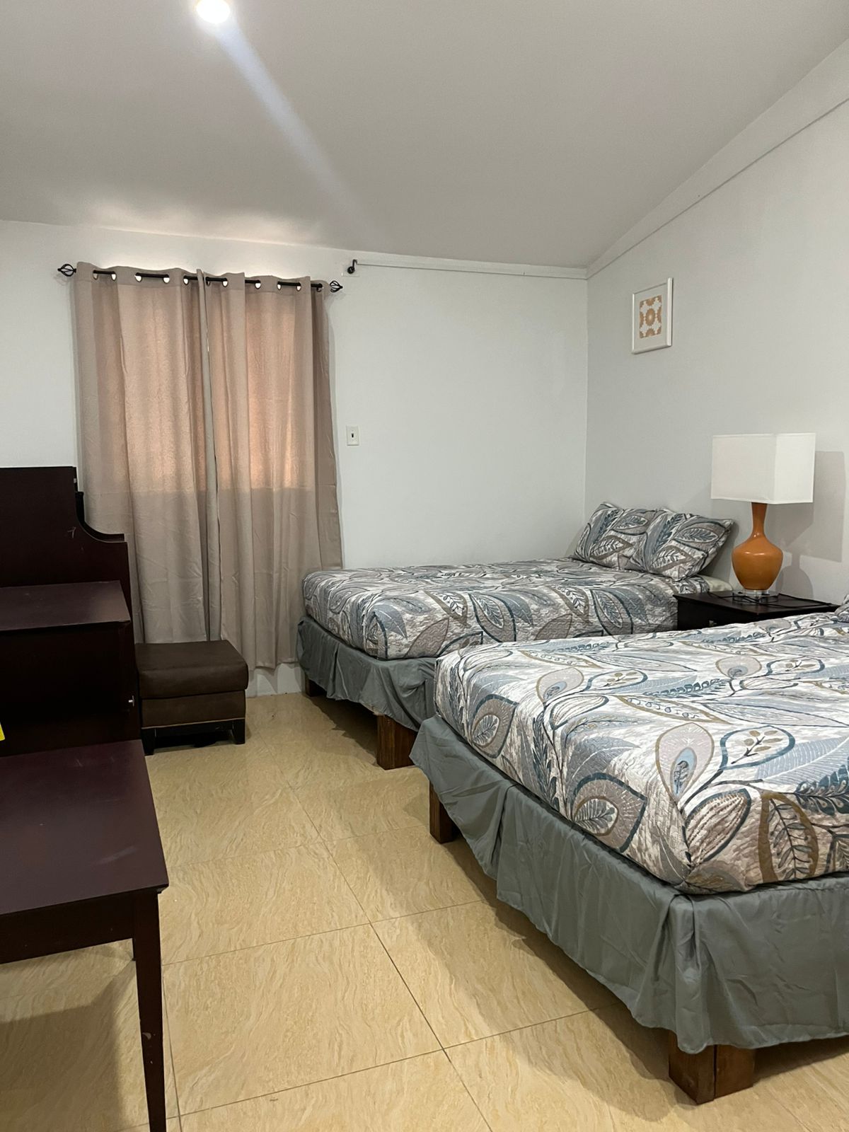 Bedroom with two queen beds