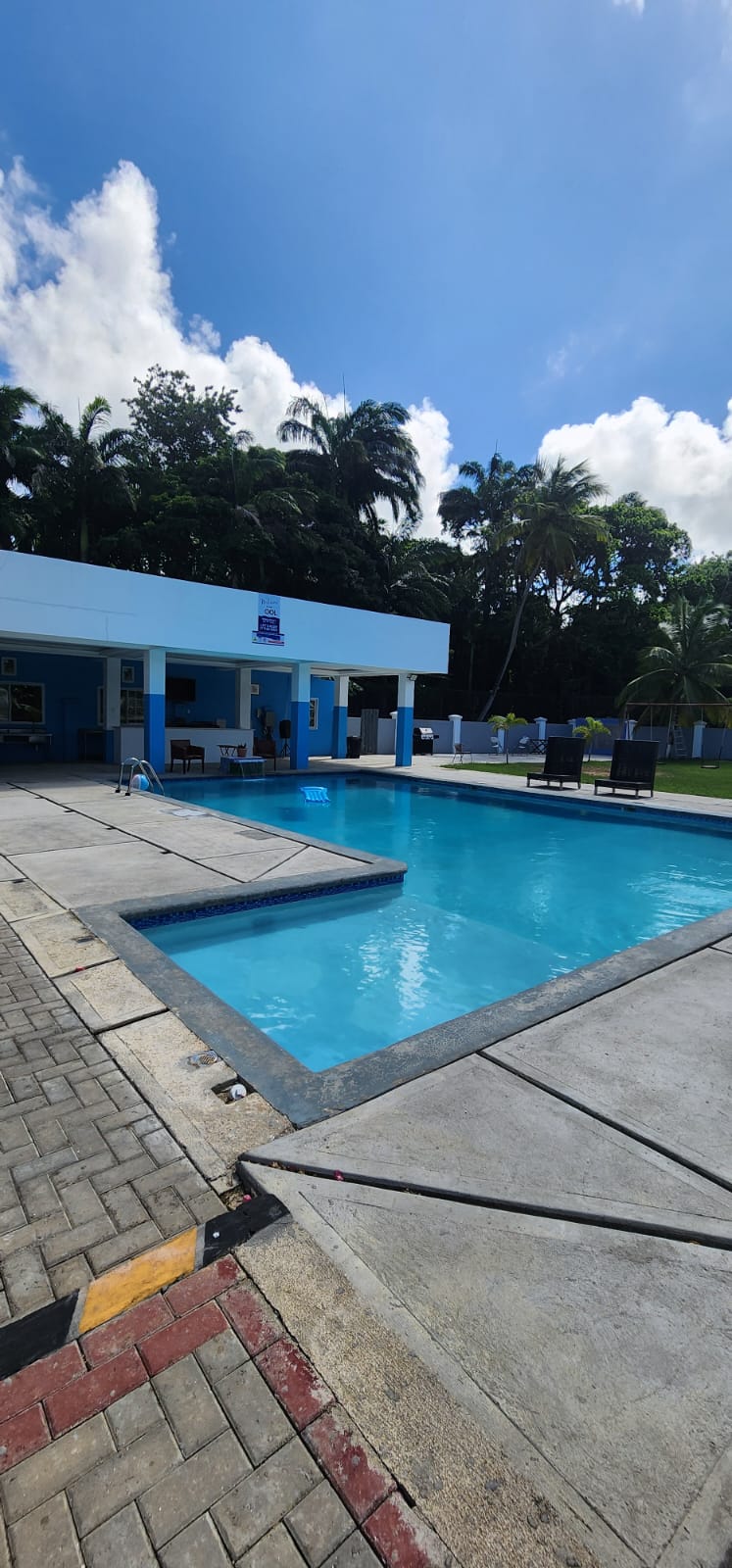 Main swimming pool at Olympic Villas