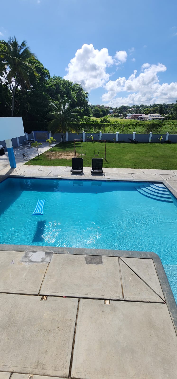Olympic Villas pool viewed from above